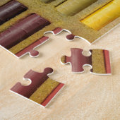 Puzzle pastels crétacé sur la couleur (Côté)