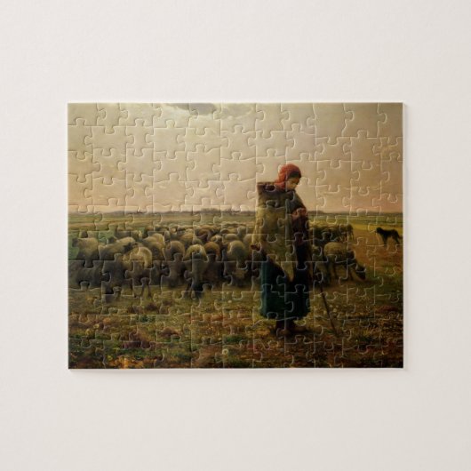 Puzzle Pasteur avec son troupeau, 1863 (Horizontal)