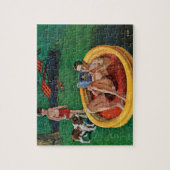 Puzzle Patauger la piscine (Vertical)