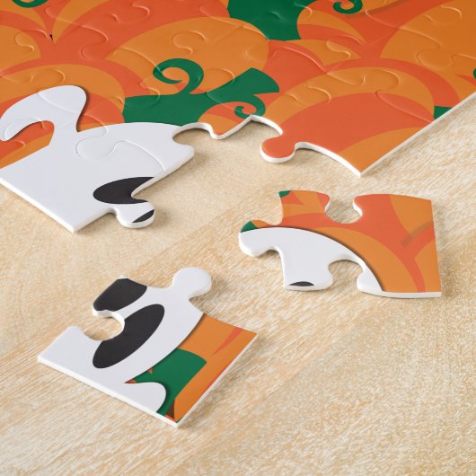 Puzzle Patch Citrouille Haunted Halloween Ghosts (Côté)