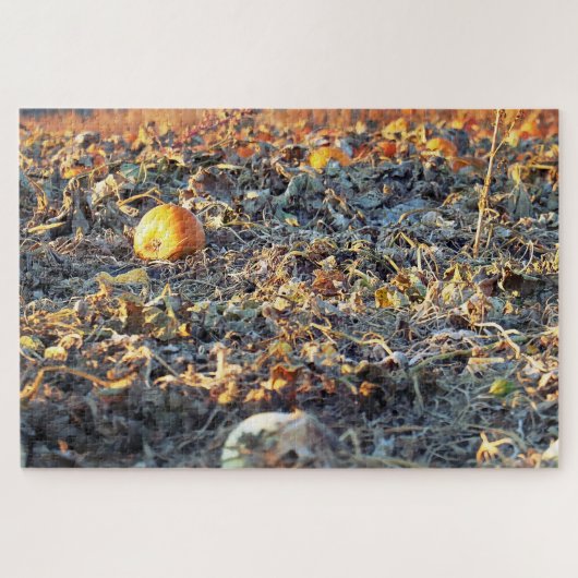 Puzzle Patch de citrouilles givré (Horizontal)