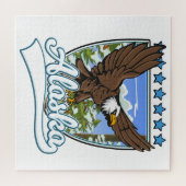 Puzzle Patch de voyage en Alaska (Horizontal)