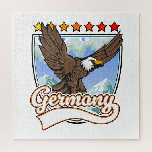 Puzzle Patch de voyage en Allemagne (Vertical)