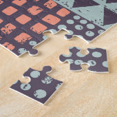Puzzle Patchwork bohémien : conception sans couture dessi (Côté)