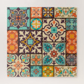 Puzzle Patchwork coloré Islam Motifs Carrelage (Horizontal)