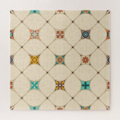 Puzzle Patchwork coloré Islam Tile arabe (Horizontal)