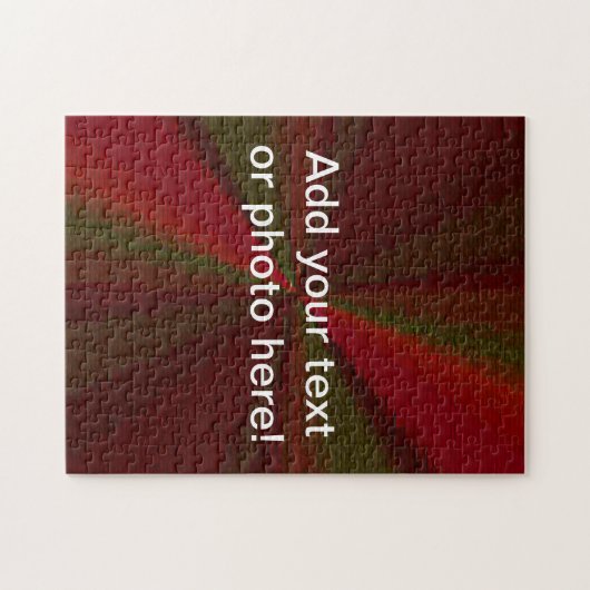 Puzzle Patchwork de dégradé circulaire rouge à vert (Horizontal)