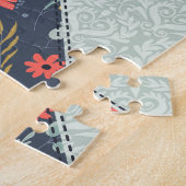 Puzzle Patchwork Floral : Ornement Vintage (Côté)