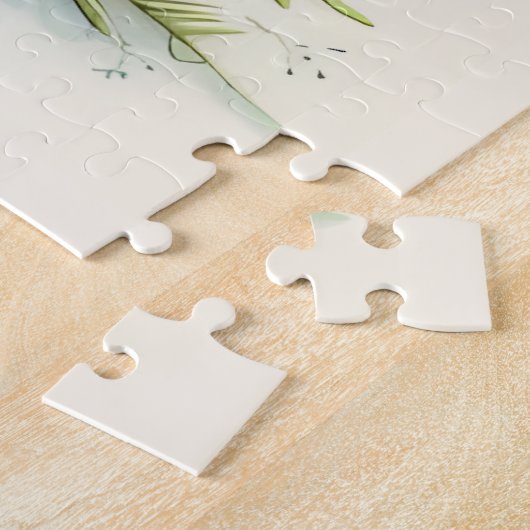 Puzzle Patchwork Lighthouse Coastal Floral Scene (Côté)