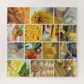 Puzzle Pâtes savoureuses Colorful Food Collage (Horizontal)