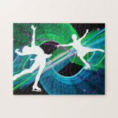 Puzzle Patinage de glace stupéfié de patineurs (Horizontal)