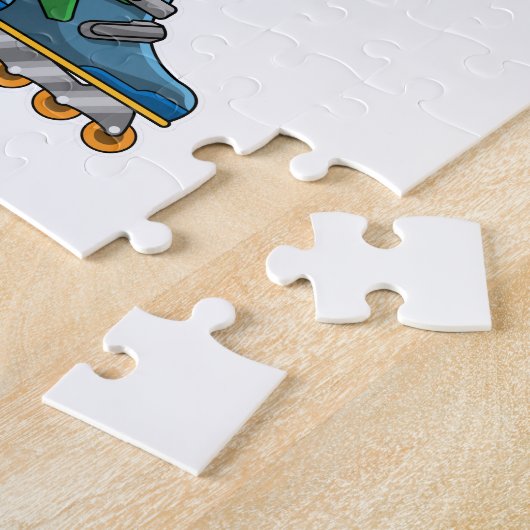 Puzzle Patinage en ligne avec patins en ligne (Côté)