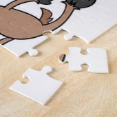 Puzzle Patinage père Noël et Rudolph (Côté)