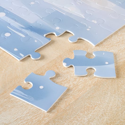 Puzzle Patinage Sur Glace Magique En Hiver Sous Les Lumiè (Côté)