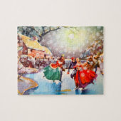 Puzzle Patinage victorien vintage (Horizontal)