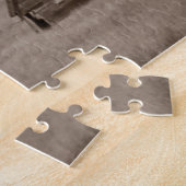 Puzzle patiné rustique de grange avec la (Côté)