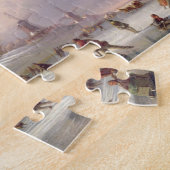 Puzzle Patineurs sur une rivière congelée avant des (Côté)