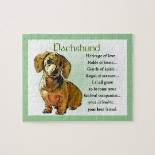 Puzzle Patrimoine Dachshund de l'amour
