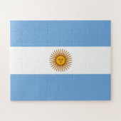Puzzle Patriotic Argentinian Flag (Horizontal)