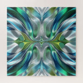 Puzzle Patrón abstracto de ondas de Agua (Horizontal)