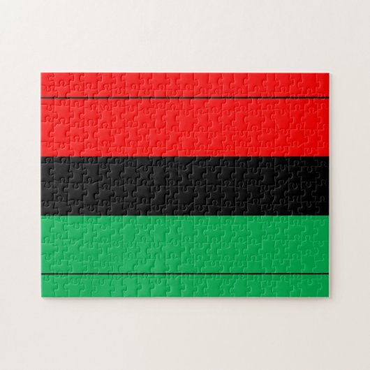 Puzzle Patterns de Kwanzaa Colors (Horizontal)