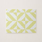 Puzzle Patters de Pale Yellow (Horizontal)