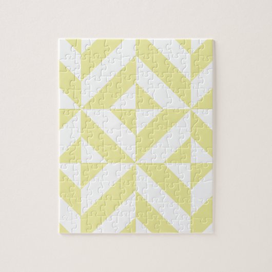 Puzzle Patters de Pale Yellow (Vertical)