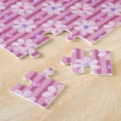 Puzzle Patty rose Floral Pattern (Côté)