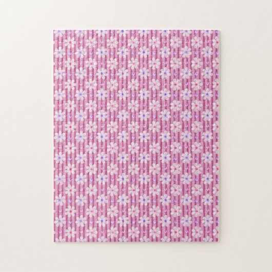 Puzzle Patty rose Floral Pattern (Vertical)