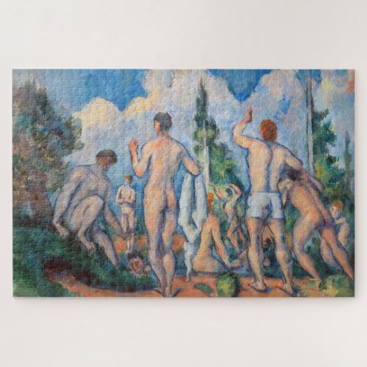 Puzzle Paul Cezanne - Baigneurs (Horizontal)