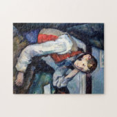 Puzzle Paul Cezanne - Garçon dans la veste rouge (Horizontal)