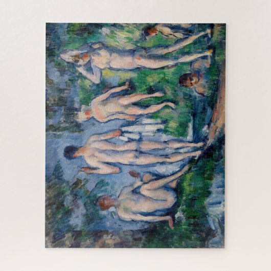 Puzzle Paul Cezanne - Groupe des Bathères (Vertical)