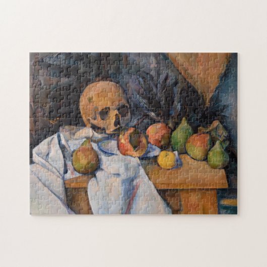 Puzzle Paul Cezanne - La vie morte avec le crâne (Horizontal)