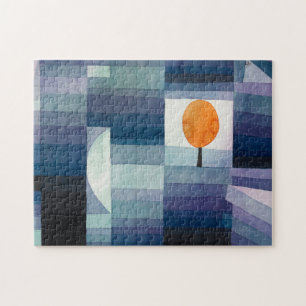 Puzzle Paul Klee Messager de l'automne Bleu Moderne Abstr