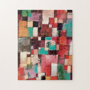 Puzzle Paul Klee, Red Green et Violet-Jaune rythmes -