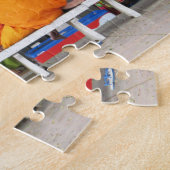 Puzzle Pause glace crème ... Moines bouddhistes Thaïlande (Côté)