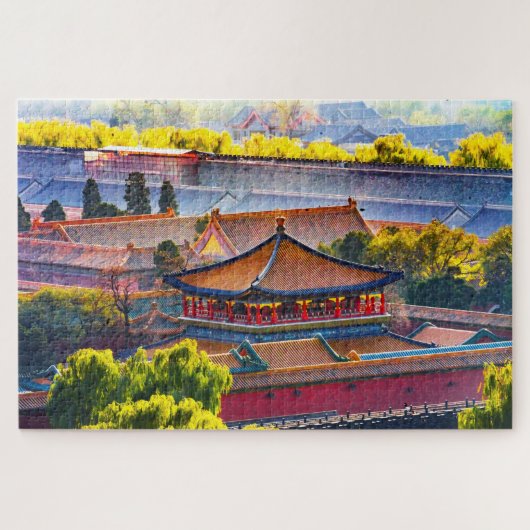Puzzle Pavillon bleu, ville interdite (Horizontal)