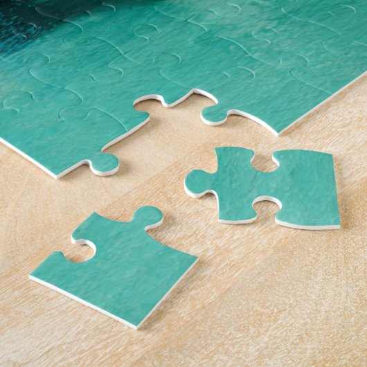 Puzzle Pavillon d'Overwater sur l'île de Bora Bora (Côté)