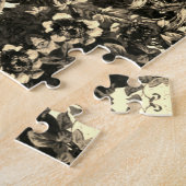 Puzzle Pavillon victorien toile à fleurs élégante motif (Côté)