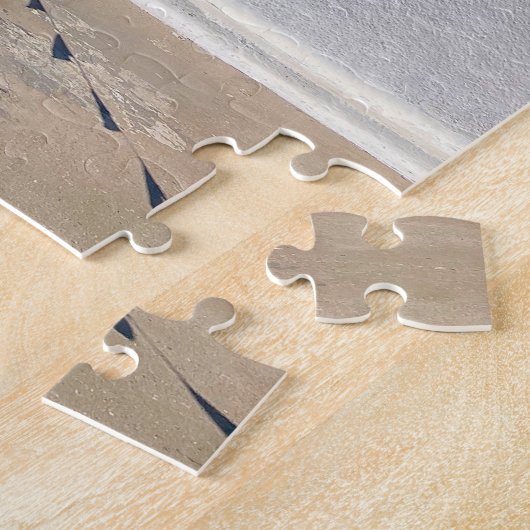 Puzzle Pavillons grecs Eglise blanche Bâtiment Grèce (Côté)