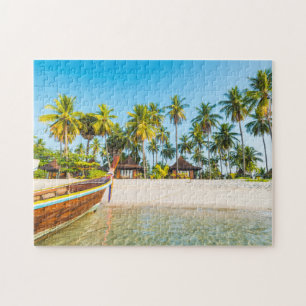 Puzzle Pavillons sur la plage   Ko Mook, Thaïlande