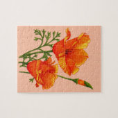 Puzzle Pavot de Californie (Horizontal)