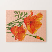 Puzzle Pavot de Californie (Horizontal)