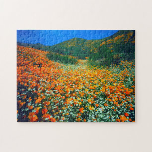Puzzle Pavots de Californie et fleurs sauvages Popcorn