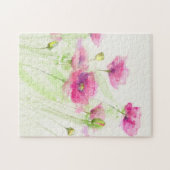 Puzzle Pavots peints 3 d'aquarelle (Horizontal)