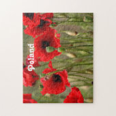 Puzzle Pavots rouges en Pologne (Vertical)