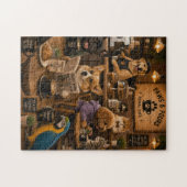 Puzzle Paws and Pours,café animalier (Horizontal)