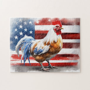 Puzzle Pays américain Poulet