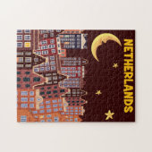 Puzzle Pays-Bas la nuit (Horizontal)