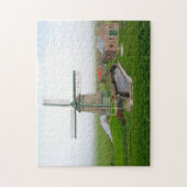 Puzzle Pays-Bas Pittoresque Paysage Bâtiments Windmill Ji (Vertical)
